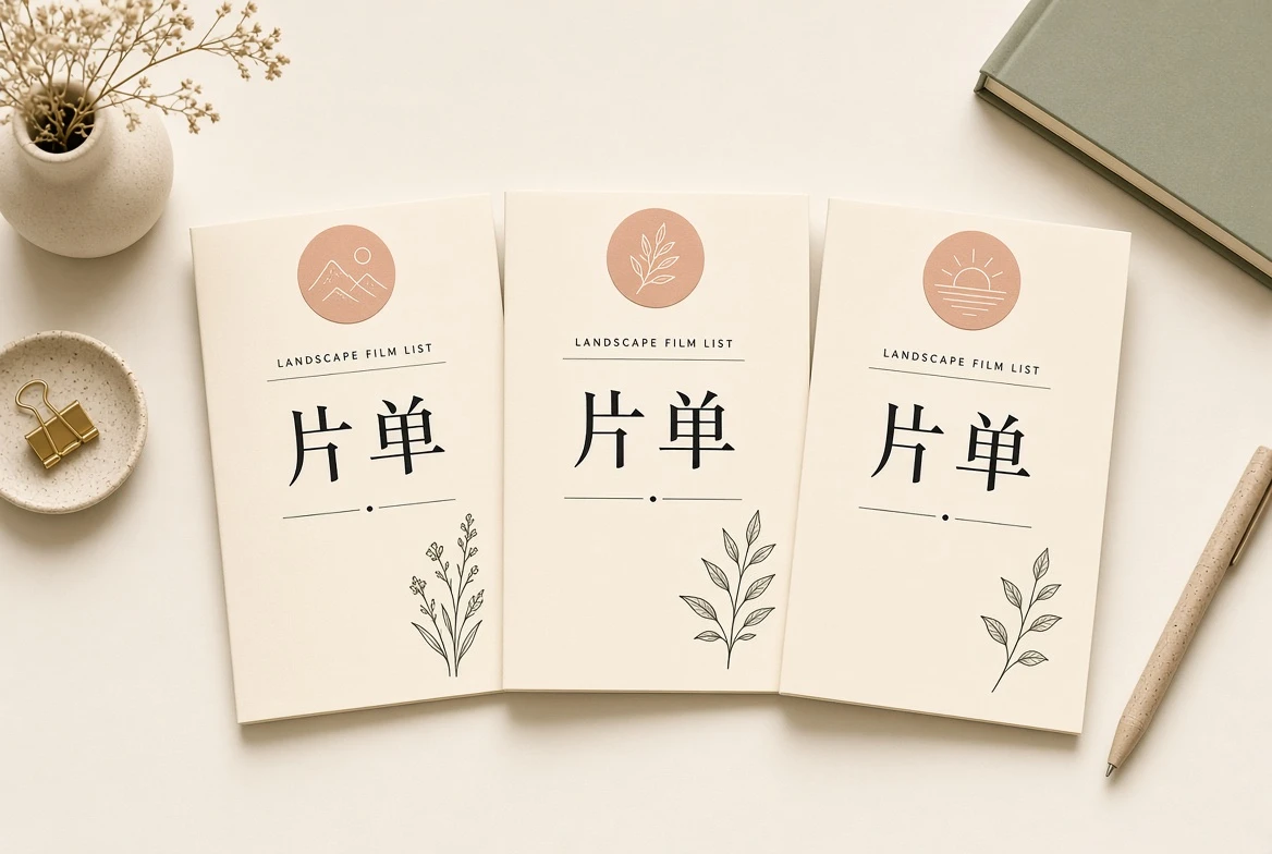 按时间和情绪组织的编辑片单主题图